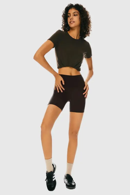 5″ High-Rise Yoga Shorts