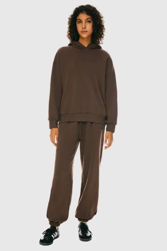 Fleece Hoodie Sweatshirt Long Sleeve Oversized