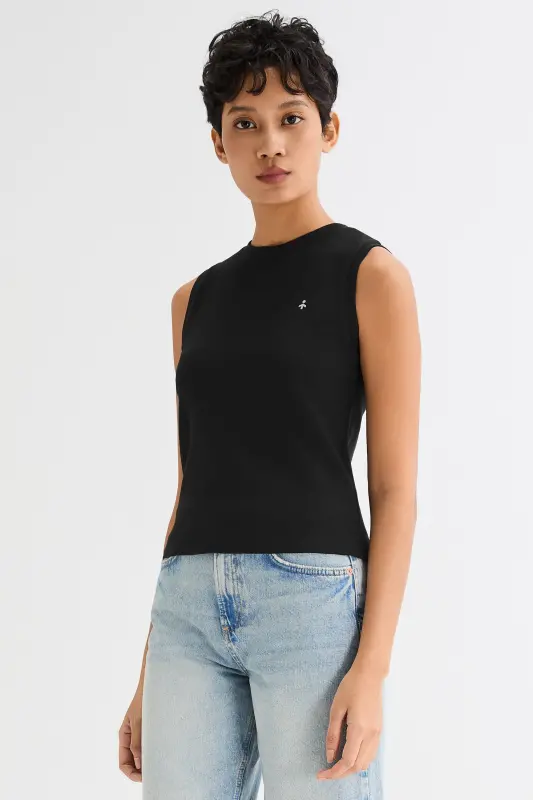 High Neck Tank Tops Sleeveless Workout