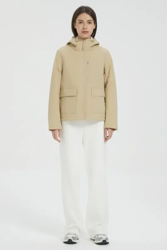 Hooded Lightweight Jacket Zip Up