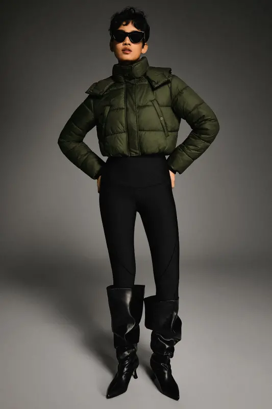 Urban Essential Cropped Lyrella Puffer Jacket